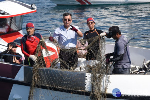 澎湖海底覆網清除今年6萬公尺達標　目標3年清18萬公尺