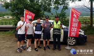 提升旅遊品質　台東關山警分局在熱門景點設「機動派出所」