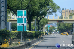 台灣大道東向左轉文心路 交通局評估增設雙左轉道