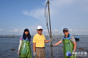 維護海域安全　澎縣強力取締違法立竿網