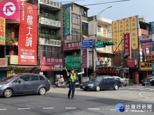 桃園地景藝術節開跑，八德分局為維護展區周邊道路交通秩序，將加強疏導車流。