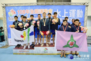 男子組游泳4x100公尺自由式接力決賽-高雄