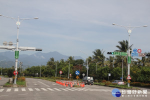 台東市馬亨亨大道環境改善工程　縣府籲用路人小心慢行