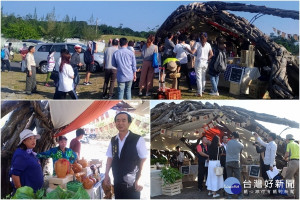 壯圍沙丘地景藝術節未開幕先轟動。（圖／壯圍鄉公所提供）