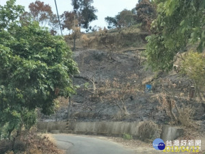 高市衛星火點通報，查獲旗山果園農業廢棄物露天燃燒。