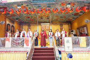 行動佛殿環島祈福第64站，駐錫於桃園楊梅錫福宮前廟埕，為國泰民安、為世界和平、為一切眾生祈福