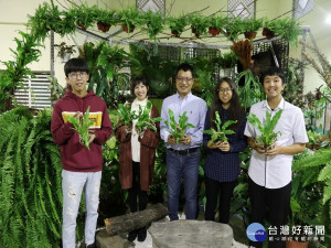 興大蕨類植物展。林重鎣攝 