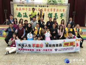 南瀛獅子會舉行第8屆反毒書法比賽。　