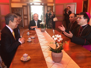 副總統陳建仁將於12月28日至30日率團訪問帛琉，出席兩國共同舉辦的建交20週年慶祝活動。陳建仁上次出訪邦交國是在10月10日～10月15日間，出訪教廷的「聖德專案」。（圖／總統府Flickr）