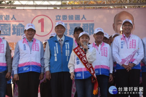 圖說 :口湖四湖要和雲林①起贏 為張嘉郡成立後援會