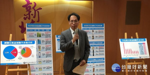 衛生局副局長許朝程表示，抽驗網購50件化粧品中有17件不符規定。（圖／記者黃村杉攝）