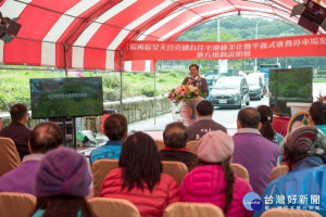 市長說，市府預計將昊天宮旁國有住宅地規劃為停車場及公園，可解決停車問題並提供優質休憩空間

