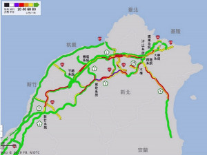 （圖／翻攝自高公局即時路況）