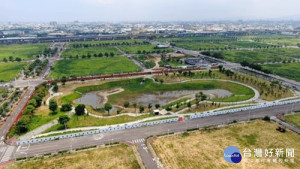 14期美和庄市地重劃區空拍畫面