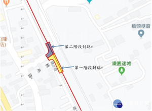 高雄橋頭區糖北路道路拓寬　1/31起封路施工（圖／高雄市政府提供）