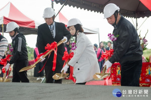 宜蘭一結工業區基礎建設開工動土。（圖／宜蘭縣政府提供）