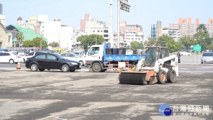 嘉義市舊燈會停車場開始整地／市府提供