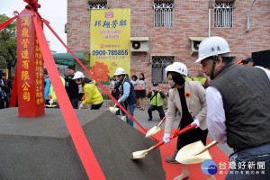 打造友善人行環境　西螺福田里徒步路網建置及市容改善計畫開工（圖／雲林縣政府提供）