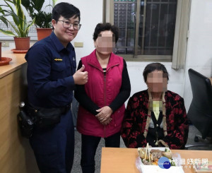 迷路的老婦人。林重鎣攝