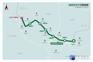 桃園捷運綠線延伸中壢計畫可行性研究3月15日獲行政院核定。