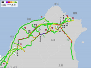 （圖／翻攝自高公局即時路況）