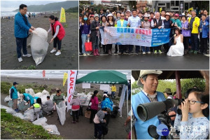 守護保安林，400人到蘇澳無尾港健走淨塑。（圖／羅東林管處提供）