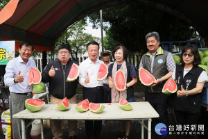 嘉義縣鹿草鄉西瓜節今日登場／陳致愷攝影