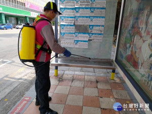 清明連假　中市府加強公共區域消毒