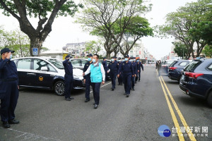 嘉義縣警局新購12新警車，4/6正式加入維護治安行列／嘉義縣府提供