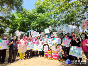 2020客家桐花祭，美好彰化幸福桐遊活動正式展開。配合防疫，平安健康賞花趣。圖／記者鄧富珍攝