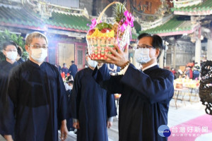 四月十四日子時（農曆三月二十三日）彰化南瑤宮舉行恭住媽祖聖誕祝壽大典，由彰化市長林世賢擔任主獻官。