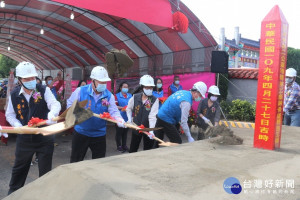 苗栗西湖鄉第二納骨塔動土　預計明年底完工（圖／苗栗縣政府）