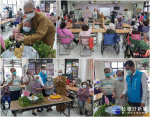 溫馨五月天，礁溪鄉陸續恢復社區服務。（圖／礁溪鄉公所提供）