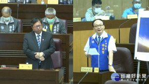 林政賢：建議鄭市長爭取行政院長，鐵路地下化經費負擔問題將迎刃而解。

