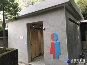 基隆中正公園公廁大變身　打造性別友善如廁環境（圖／基隆市政府）