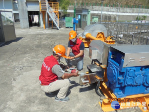 南水局積極整備防汛工作。