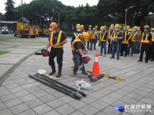 搶災救災不能臨時抱佛腳　北市公園處實兵演練