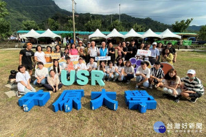 中原大學推動社會責任，在苗栗卓蘭白布帆舉辦「食果市集」，要讓廢棄校舍重生

