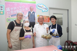 「粽」磅把關　徐耀昌檢驗端午食材並做食安教育（圖／苗栗縣政府）