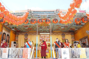 世界佛教正心會行動佛殿環島祈福，第90站抵達雲林北港，將在雲林巡迴10場誦經祈福法會，邀請雲林民眾共同參加。
