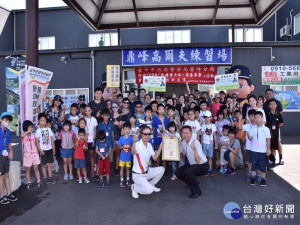 霧峰分局青少年夏令營。林重鎣攝