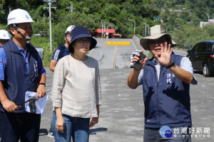 視察老知本新森貌景觀改善工程　饒慶鈴盼讓知本溫泉風華再現