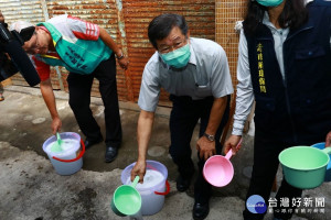 楊明州率隊登革熱環境大掃蕩　盼有效杜絕孳生源