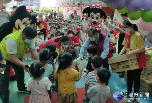 五結鄉立幼兒園舉行盛大的迎新活動。（圖∕五結鄉公所提供）