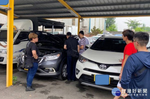 警方查獲以沈姓中古車業者為首的不法集團／嘉義縣警局提供