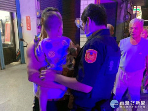 3歲男童走失街頭　警積極協助返家（圖／頭份分局）