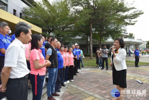 全民運動會授旗與聖火傳遞　張麗善期勉再創佳績