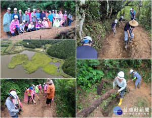 雙連埤古圳修復工作假期加開3梯次。（圖∕羅東林區管理處提供）