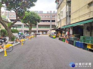 台北魚市後巷路面更新　提升周邊交通舒適感　