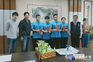 南投高中團隊榮獲技術創造力競賽第二名。（投高提供）